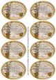 Christmas Stream Christmas Oval Fancy Tag Sentiments