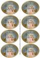 Praying Angel Christmas Oval Fancy Tag Sentiments