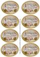Christmas Day Christmas Oval Fancy Tag Sentiments