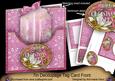 Cerise Candles Christmas Wishes 7in Tag Card Front Mini Kit