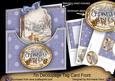 Snow Deer Christmas Wishes 7in Tag Card Front Mini Kit