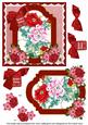 Oriental Peonies Belated Wishes 6in Floral Step by Step