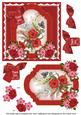 Red Hibiscous Thank You 6in Floral Step by Step