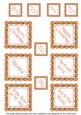 Orange Poinsettia Diamond Christmas Sentiment Captions