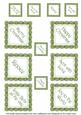 Olive Poinsettia Diamond Christmas Sentiment Captions