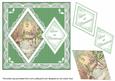 Winter Garden Love at Christmas 7in Double Diamond Topper