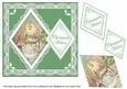 Winter Garden Christmas Wishes 7in Double Diamond Topper