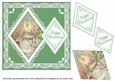 Winter Garden Happy Christmas 7in Double Diamond Topper