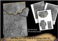 Silver Poinsettia Gift Bag Mini Kit & Gift Card & Envelope