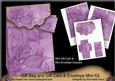 Lilac Poinsettia Gift Bag Mini Kit & Gift Card & Envelope