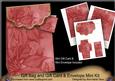 Pink Poinsettia Gift Bag Mini Kit & Gift Card & Envelope