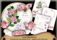 Pink Rose March Birthday Circle Easel Card Mini Kit