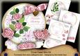 Pink Rose November Birthday Circle Easel Card Mini Kit