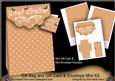 Orange Happy Christmas Giftbag Mini Kit & Gift Card Envelope