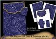 Dblue Floral Lace Gift Bag Mini Kit & Gift Card & Envelope