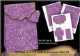 Lilac Floral Lace Gift Bag Mini Kit & Gift Card & Envelope