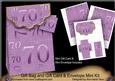 Lilac Birthday 70 Gift Bag Mini Kit & Gift Card & Envelope