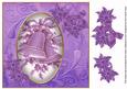 Lilac Bells 8in Swirl Decoupage Topper