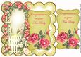 Lemon Rose Arch New Baby 8in Scallop Topper