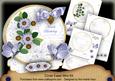 Blue Daisy March Birthday Circle Easel Card Mini Kit