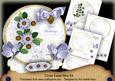 Blue Daisy April Birthday Circle Easel Card Mini Kit