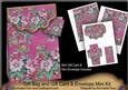 Cerise Big Blossom Gift Bag Mini Kit, Gift Card & Envelope