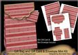 Red Christmas Jumper Gift Bag Mini Kit, Gift Card & Envelope