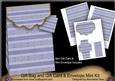 Blue Christmas Jumper Gift Bag Kit, Gift Card & Envelope