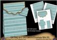 D Teal Christmas Jumper Gift Bag Kit, Gift Card & Envelope