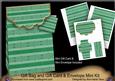 Green Christmas Jumper Gift Bag Kit, Gift Card & Envelope