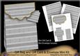 Silver Christmas Jumper Gift Bag Kit, Gift Card & Envelope