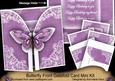 Purple Butterfly Birthday Friend 3D Gatefold Butterfly Mkit