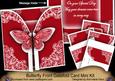 Red Butterfly Special Day 3D Gatefold Butterfly Mkit