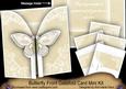 Cream Butterfly All Wishes 3D Gatefold Butterfly Mkit