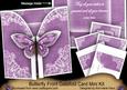 Purple Butterfly All Wishes 3D Gatefold Butterfly Mkit