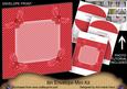 Red Dotty Butterfly 8in DIY Envelope Mini Kit
