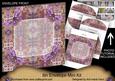 Purple Metallic Fleur Butterfly 8in DIY Envelope Mini Kit