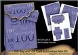 Blue Birthday 100 Gift Bag Mkit with Gift Card & Envelope