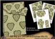 Olive Heart Gift Bag Mini Kit with Gift Card & Envelope