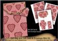 Red Heart Gift Bag Mini Kit with Gift Card & Envelope