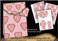 Pink Heart Gift Bag Mini Kit with Gift Card & Envelope