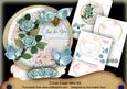 Teal Rose Just for You Circle Easel Card Mini Kit