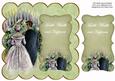 Olive Happycouple Health Wealth Happiness 8in Scallop Topper