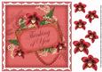 Red Orchid Thinking of You 8in Decoupage Topper