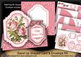 Pink Roses2 Happy Mothers Day Fancy Stand Up Kit