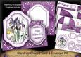 Purple Iris Happy Mothers Day Fancy Stand Up Kit