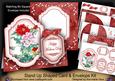 Oriental Peony Happy Mothers Day Fancy Stand Up Kit