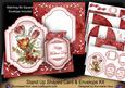 Strawberry Tulips Happy Mothers Day Fancy Stand Up Kit