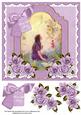 Lavender Fairy Sent with Love Floral 8inch Step by Step