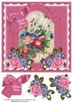 Wildflowers Pink Belated Wishes Floral 8inch Step by Step